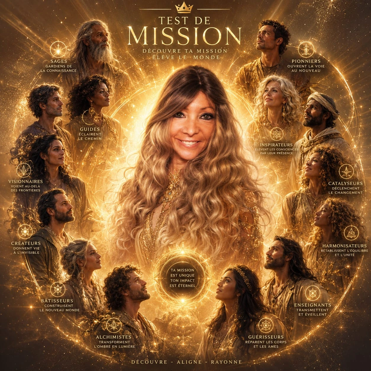 Illustration des douze missions incarnées — test LRMI